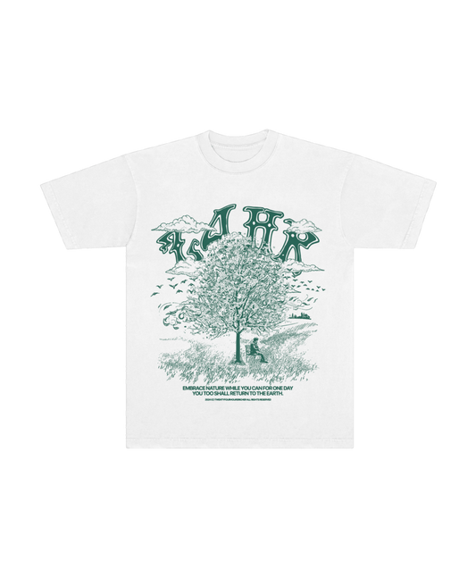 "EMBRACE NATURE" WHITE TEE